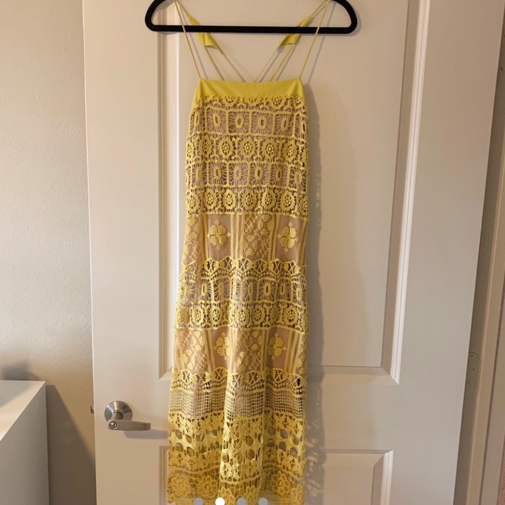 Vintage🌽 lace midi dress